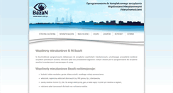 Desktop Screenshot of bazan.com.pl