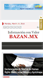 Mobile Screenshot of bazan.mx
